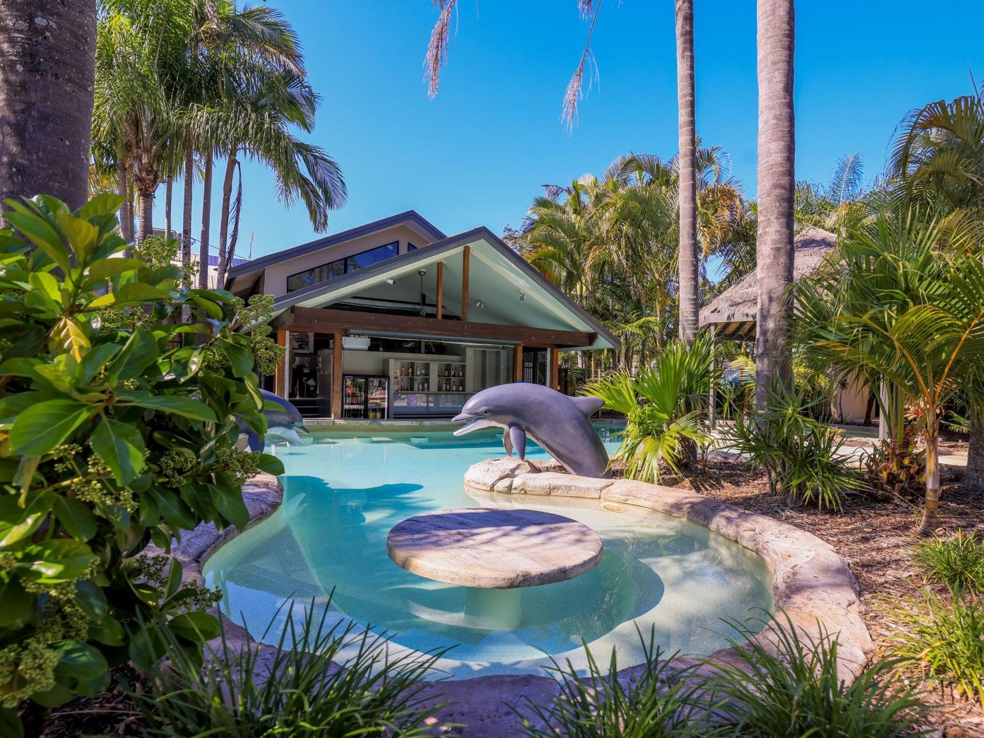 Nrma Blue Dolphin Yamba Holiday Resort Buitenkant foto